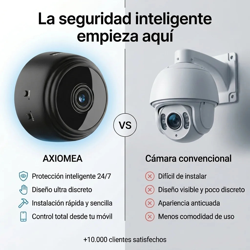 Mini Cámara de Seguridad HD con Detección de Movimiento – Axiomea